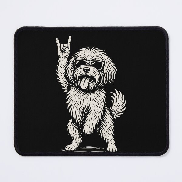 Item preview, Rock Music Havanese Dog Funny Heavy Metal Sign designed and sold by LuminOrb.