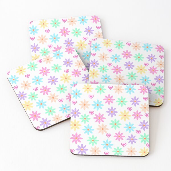 Item preview, Pastel flower scatter pattern - Soft and minimal spring design designed and sold by Jjc59.