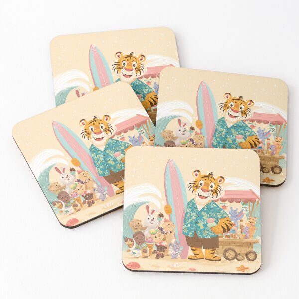 Item preview, Tropical Tiger Beach Day designed and sold by TomiMono.