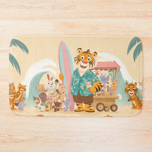 Item preview, Tropical Tiger Beach Day designed and sold by TomiMono.
