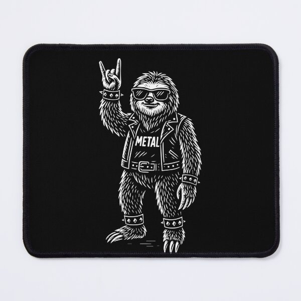 Item preview, Metal Music Rock Musik Sloth Funny Heavy Metal designed and sold by LuminOrb.