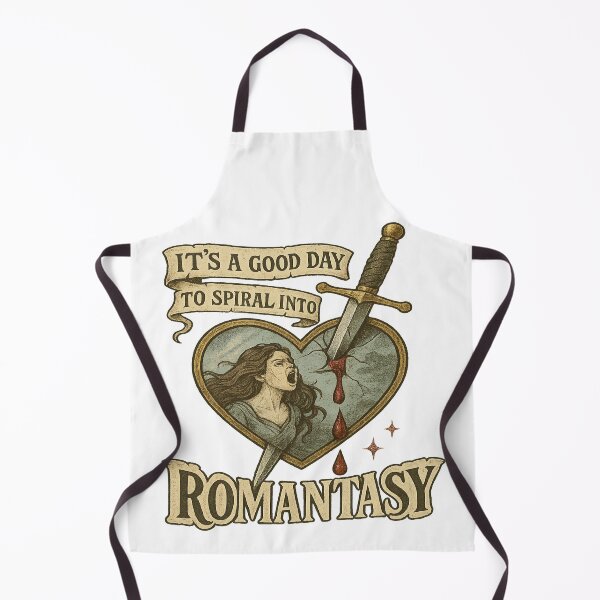 Item preview, Spiral Into Romantasy: Where Drama Stabs Back designed and sold by POD DYNASTY | Original Print On Demand T-Shirt Graphics.