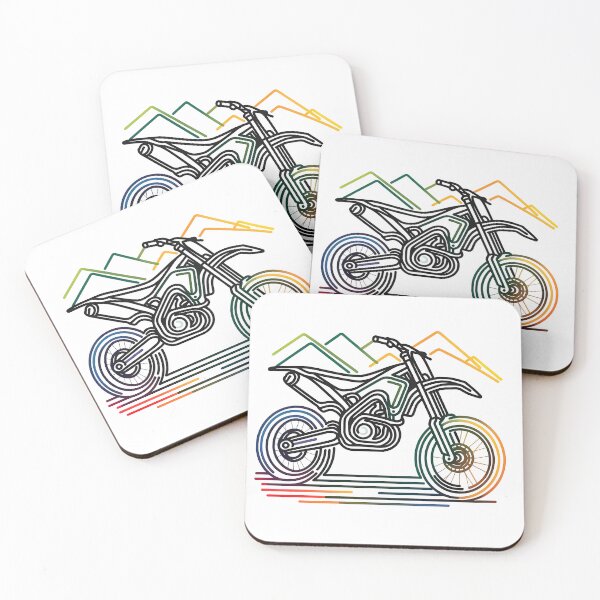 Item preview, Ride Pro – Neon Dirt Bike Adventure Design designed and sold by Color-Made.
