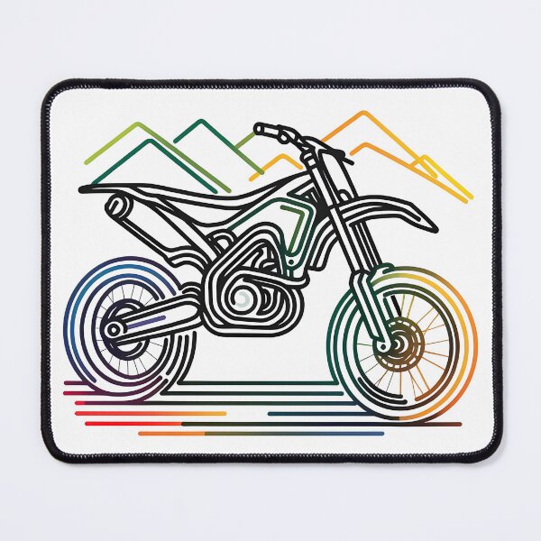 Item preview, Ride Pro – Neon Dirt Bike Adventure Design designed and sold by Color-Made.