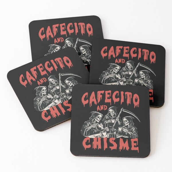 Item preview, Cafecito y Chisme Funny Halloween spanish  designed and sold by Socami.