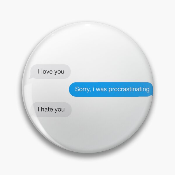 Item preview, I love you - blue bubble text designed and sold by Terrero.