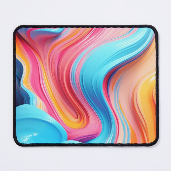 Item preview, Vivid Abstract Fluid Art – Colorful Swirl Wall Decor, Dopamine Decor designed and sold by zevorgue.