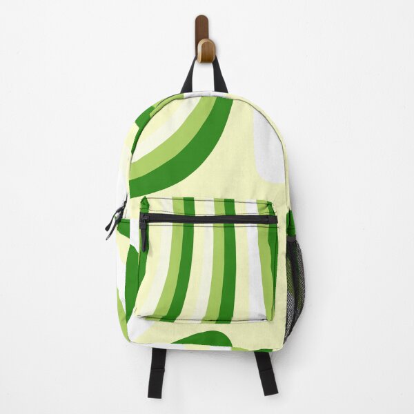 Item preview, Green and Yellow Abstract Groovy Stripes designed and sold by patternsoup.