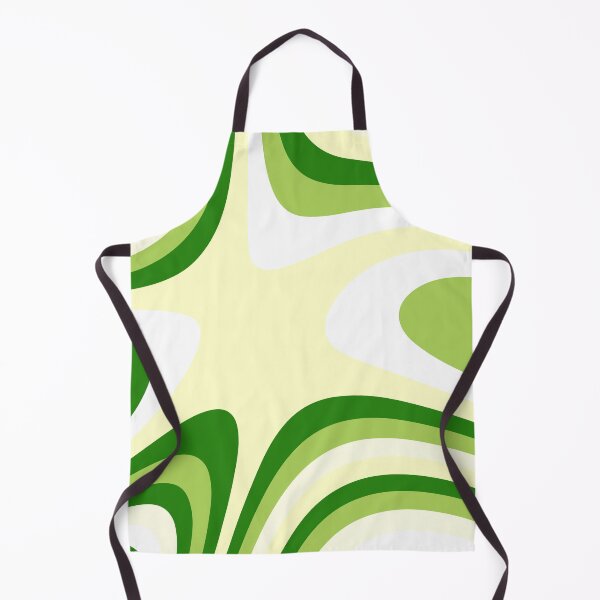 Item preview, Green and Yellow Abstract Groovy Stripes designed and sold by patternsoup.
