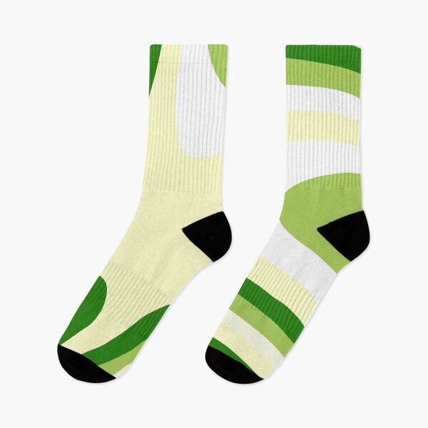 Item preview, Green and Yellow Abstract Groovy Stripes designed and sold by patternsoup.