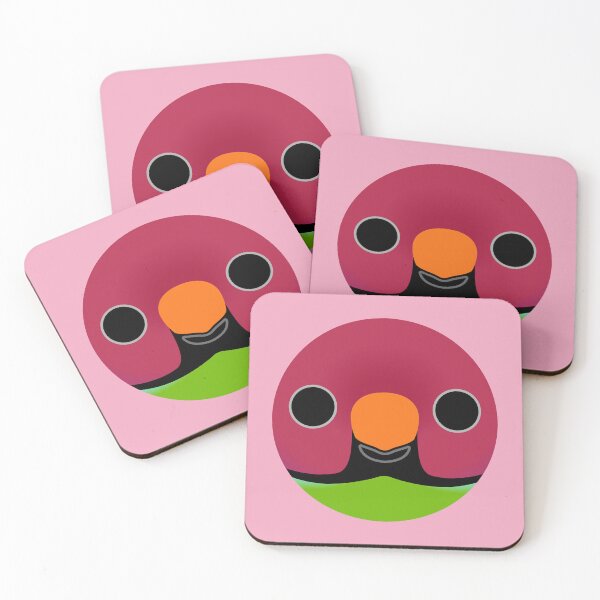 Item preview, The face of a male Plum-headed parakeet designed and sold by INKOYADO.