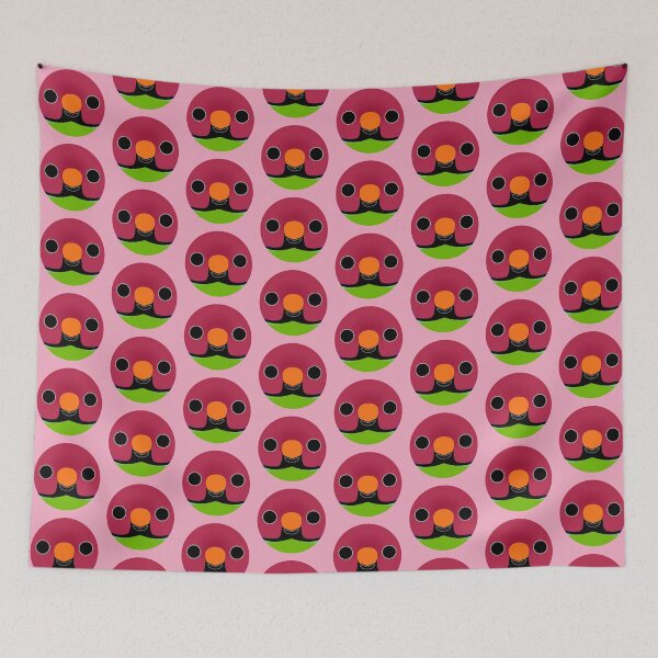Item preview, The face of a male Plum-headed parakeet designed and sold by INKOYADO.