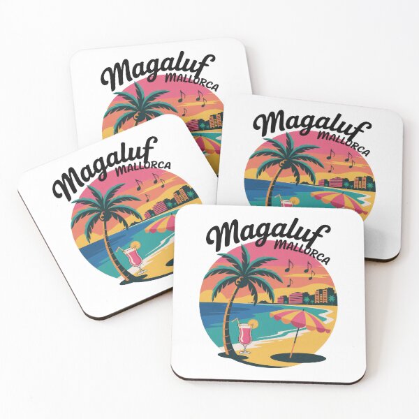 Item preview, Magaluf Mallorca Sunset – Beach Party Retro Vintage Design designed and sold by pod24.
