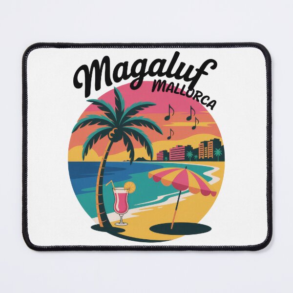 Item preview, Magaluf Mallorca Sunset – Beach Party Retro Vintage Design designed and sold by pod24.