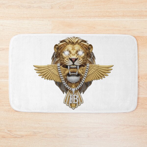 Item preview, Golden Lion King Emblem - Luxury & Power designed and sold by Ic0nicBeauty.