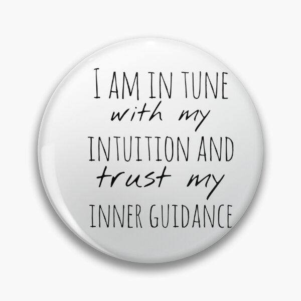 Item preview, I Am in Tune with My Intuition – Affirmation – Inner Guidance Typography Design designed and sold by Camila  Ardila.