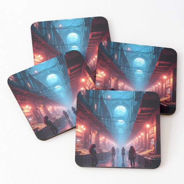 Item preview, Neon Market Passage designed and sold by oanaunciuleanu.