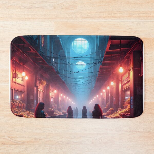 Item preview, Neon Market Passage designed and sold by oanaunciuleanu.