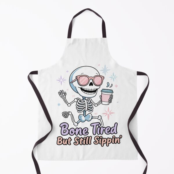 Item preview, Bone Tired Skeleton – Cute Pastel Art designed and sold by mythasia.