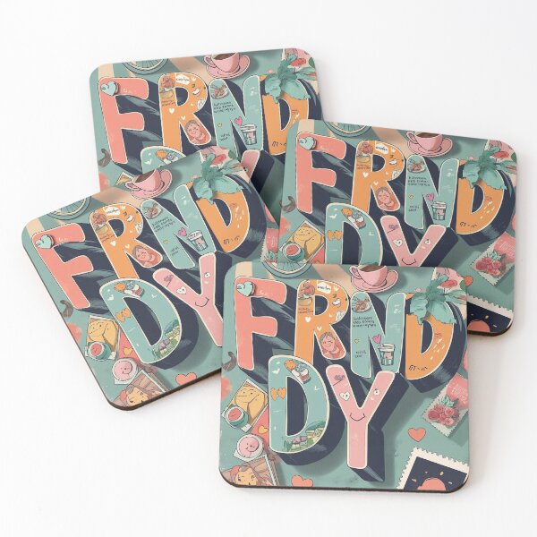 Item preview, FRIENDS Forever – A Whimsical Friendship Day Vibe designed and sold by ArtivaNest.