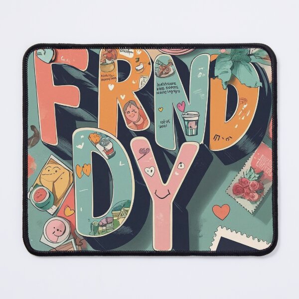 Item preview, FRIENDS Forever – A Whimsical Friendship Day Vibe designed and sold by ArtivaNest.