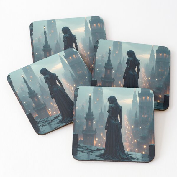 Item preview, The Watcher of the Gothic City designed and sold by oanaunciuleanu.