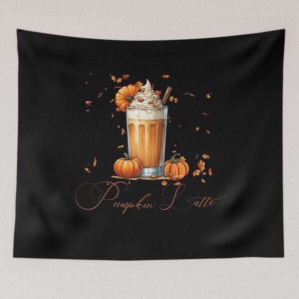 Item preview, Pumpkin latte in the rhythm of autumn designed and sold by DżodżoJoy.