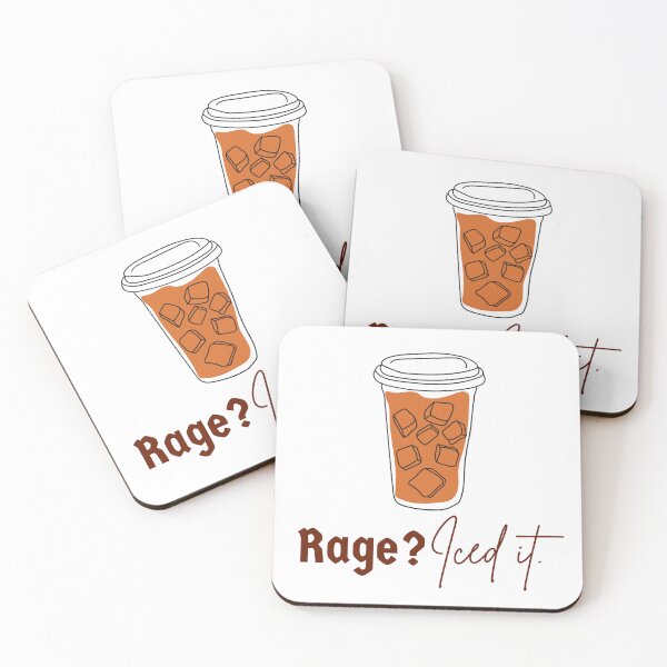 Item preview, Rage? Iced It - Where Coffee Meets Stoicism designed and sold by LexaArtworks.