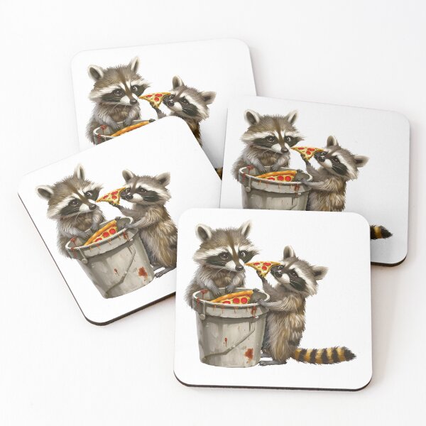 Item preview, Cute Raccoons Dig Through Garbage designed and sold by TeeARTHY.