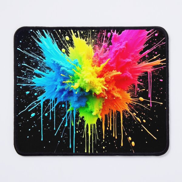 Item preview, Rainbow Splash Powder Art designed and sold by Health And Fitness Posts e-Store.