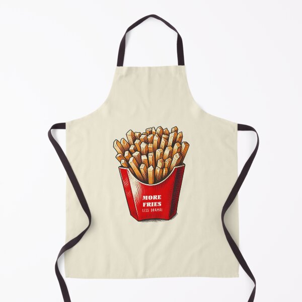 Item preview, More fries, less drama designed and sold by rritaberlin.