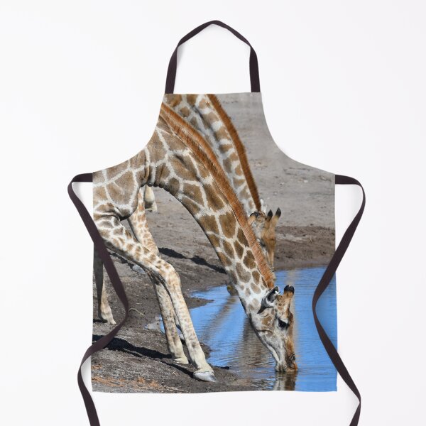 Item preview, Giraffes drinking water, Namibia. Original photography designed and sold by studio838.