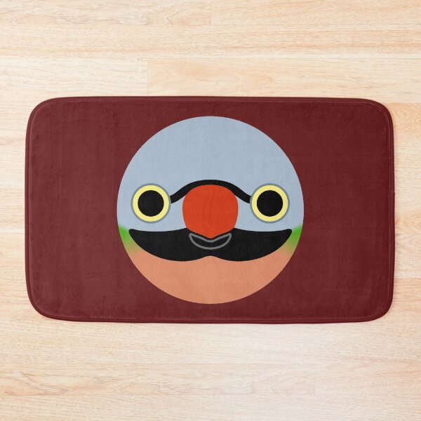 Item preview, The face of a male Red-breasted parakeet designed and sold by INKOYADO.