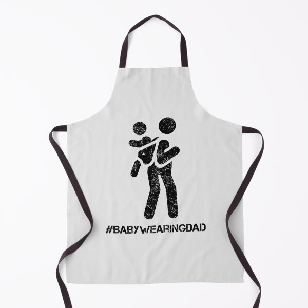 Item preview, #BabyWearingDad – Scratched Silhouette Design designed and sold by DesignsByDadUK.