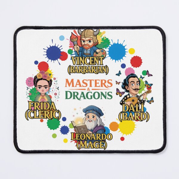 Item preview, Masters & Dragons - Art History Party designed and sold by LegacyRemix.