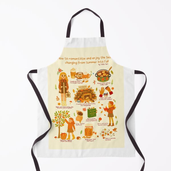 Item preview, How to romantisize and enjoy the season Autumn-illustrated Poster  designed and sold by Taika Tori Art .
