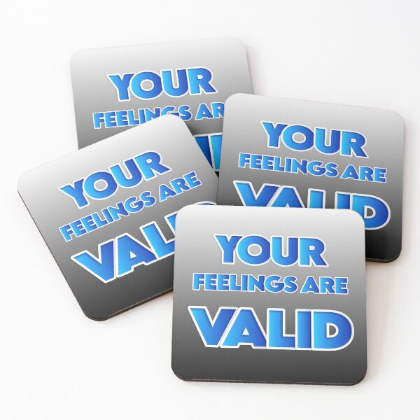 Item preview, YOUR FEELINGS ARE VALID designed and sold by Pawprintgallary.