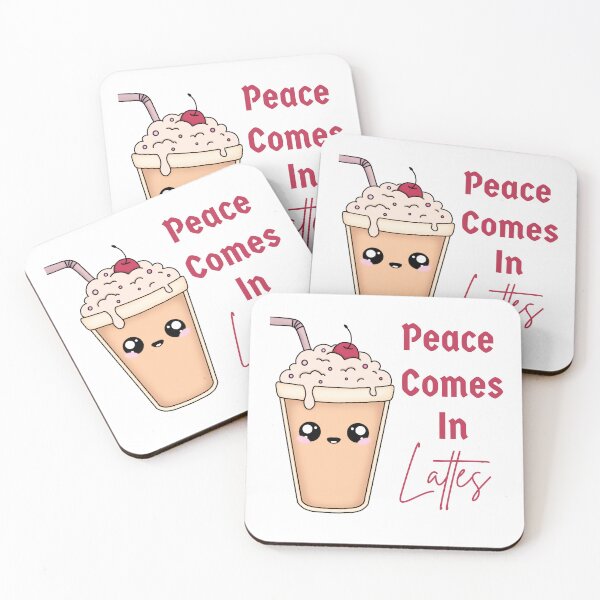 Item preview, Peace Comes In Lattes - Where Coffee Meets Stoicism designed and sold by LexaArtworks.