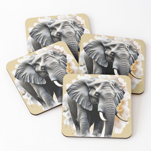 Item preview, Elephant splashing ink v3 designed and sold by Kimhunza.