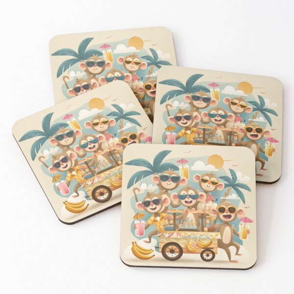 Item preview, Monkey Crew Banana Wagon Party designed and sold by TomiMono.