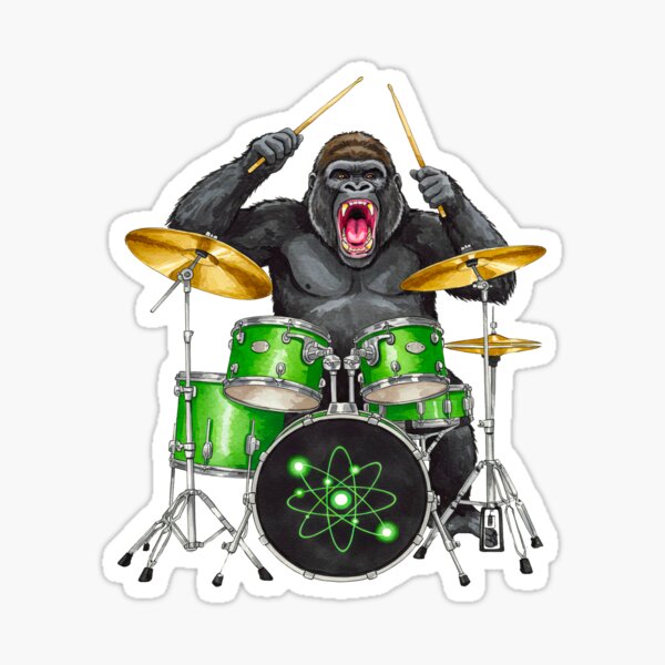 Item preview, Gorilla Drumming designed and sold by TeeARTHY.