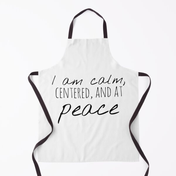 Item preview, I Am Calm, Centered, and at Peace – Affirmation – Inner Stillness Typography Design designed and sold by Camila Ardila.