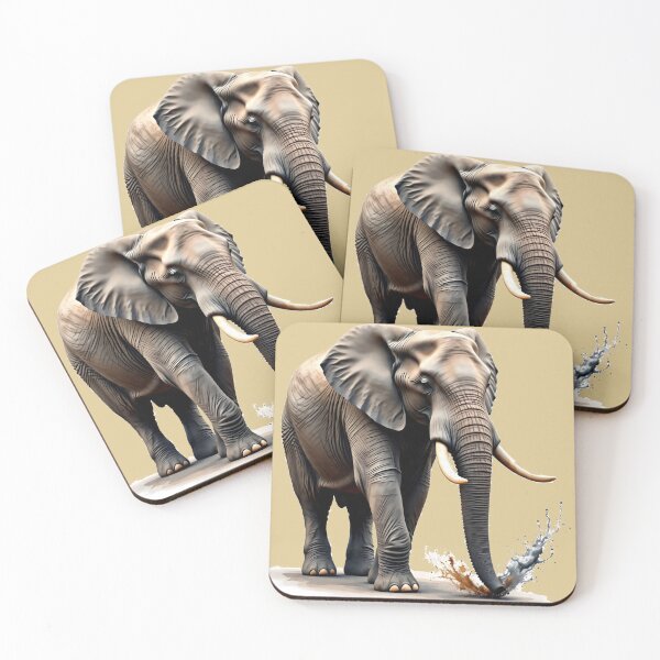 Item preview, Elephant splashing ink v4 designed and sold by Kimhunza.