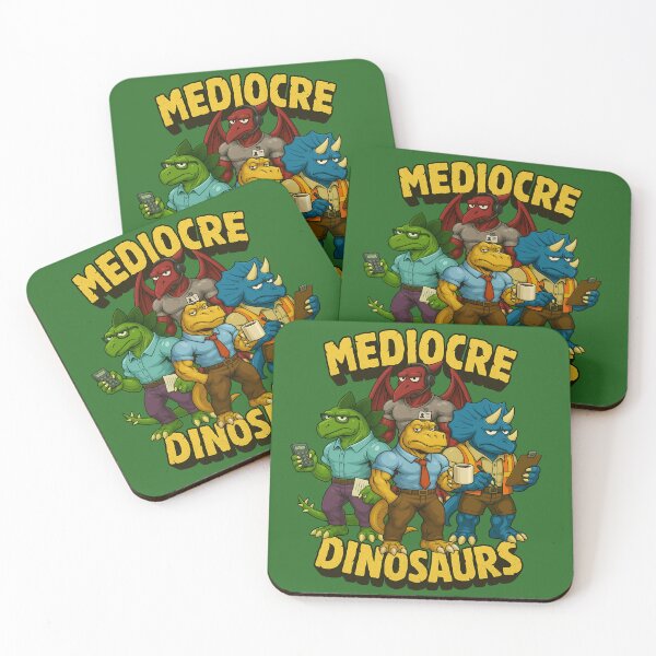 Item preview, Mediocre Dinosaurs designed and sold by WhatTheShopDesigns.