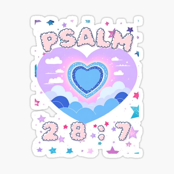 Item preview, Psalm 28:7 designed and sold by Craftonmegan.