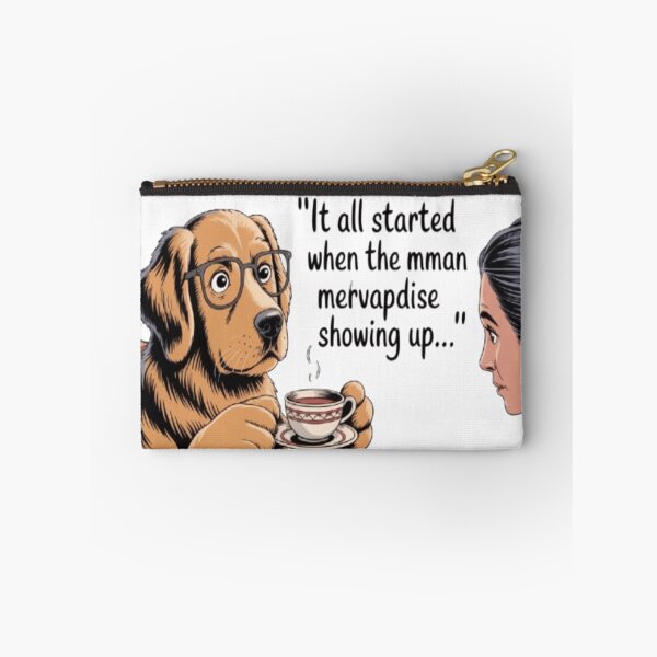 Item preview, Golden Retriever Therapy Session – Funny Dog Design designed and sold by Petpixy.