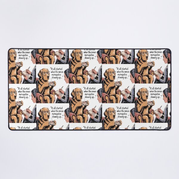 Item preview, Golden Retriever Therapy Session – Funny Dog Design designed and sold by Petpixy.