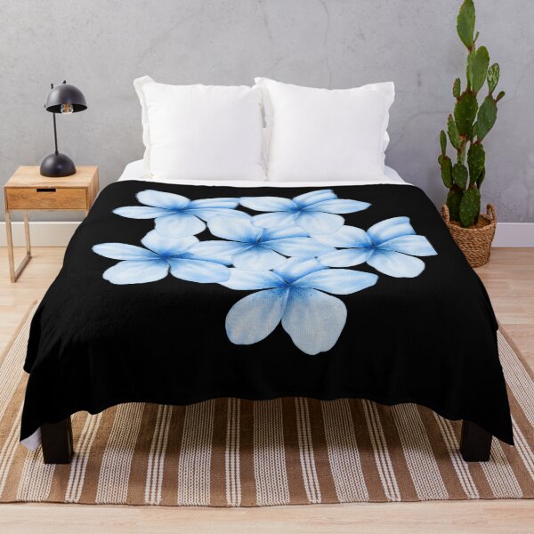Artikelvorschau, Blumen in blauer Farbe entworfen und verkauft von DżodżoJoy.