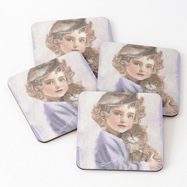 Item preview, A BOY AND HIS KITTY by susan lipschutz designed and sold by shaynart.