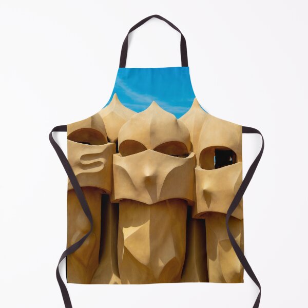 Item preview, Gaudí’s surreal chimneys on Casa Milà rooftop designed and sold by bailey-cooper.